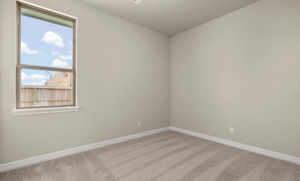 Second bedroom. Note: Sample product photo - actual exterior and interior selections may vary.