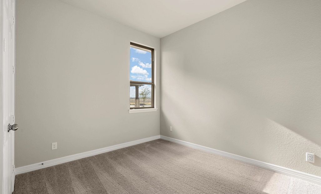 Third bedroom. Note: Sample product photo - actual exterior and interior selections may vary.