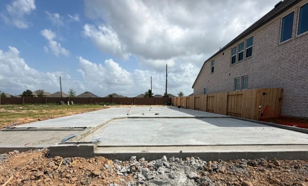 Construction progress photo