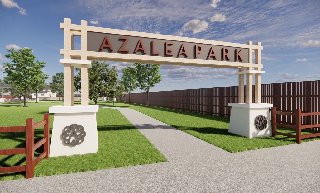 Community monument rendering