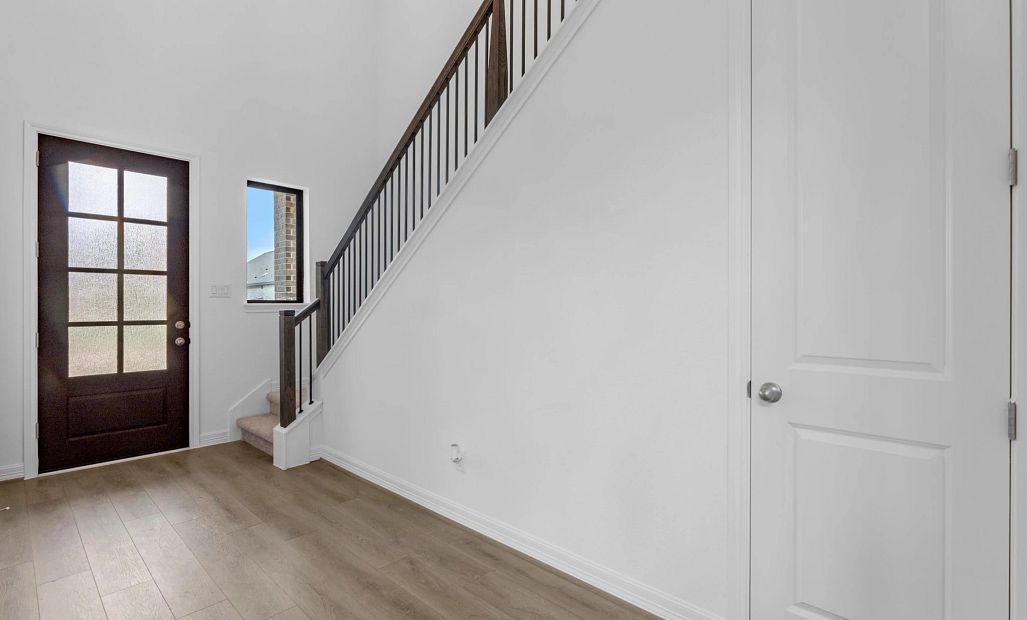 Home entry. Sample product photo. Actual exterior and interior selections may vary by homesite.