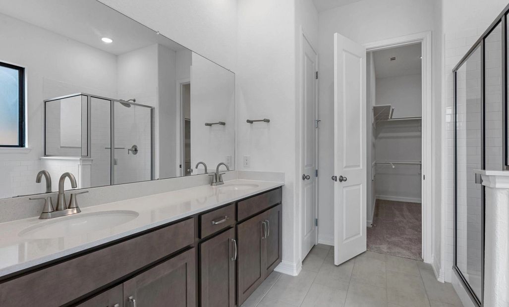 Primary Bathroom. Sample product photo. Actual exterior and interior selections may vary by