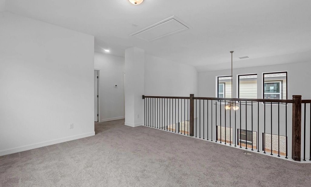 Upstairs loft. Sample product photo. Actual exterior and interior selections may vary by homesite.