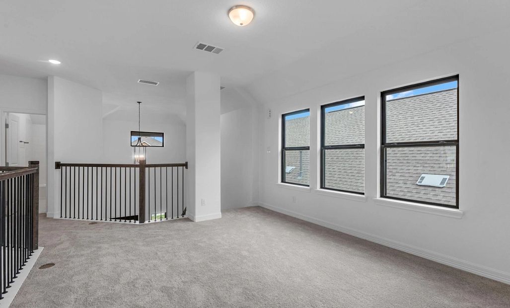 Upstairs loft. Sample product photo. Actual exterior and interior selections may vary by homesite.
