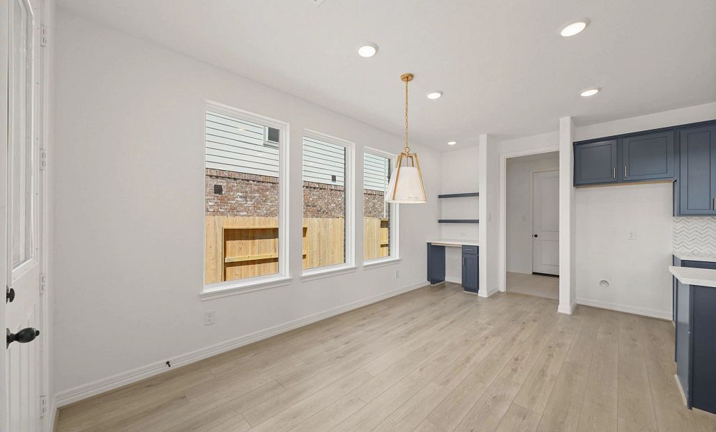 Dining space. Sample product photo. Actual exterior and interior selections may vary by homesite.