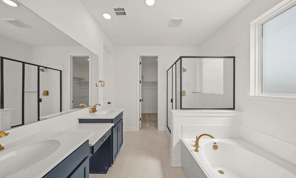 Primary Bathroom. Sample product photo. Actual exterior and interior selections may vary by