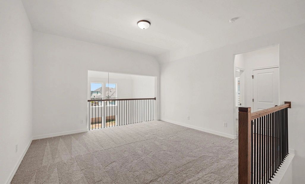 Upstairs loft. Sample product photo. Actual exterior and interior selections may vary by homesite.