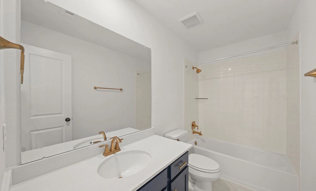 Third bathroom. Sample product photo. Actual exterior and interior selections may vary by homesite.