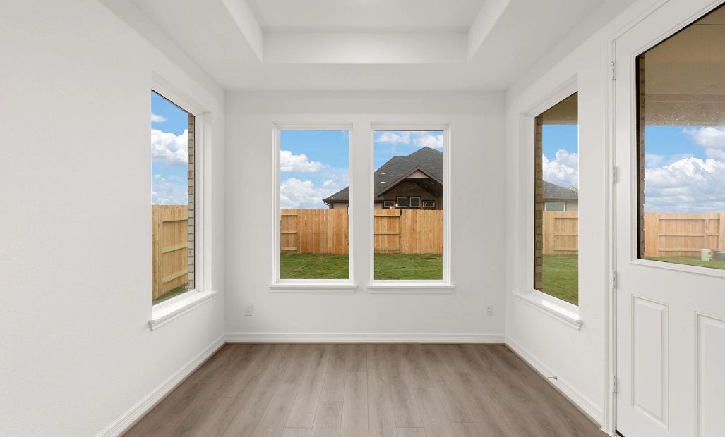 Cafe. Sample product photo. Actual exterior and interior selections may vary by homesite. Photo may
