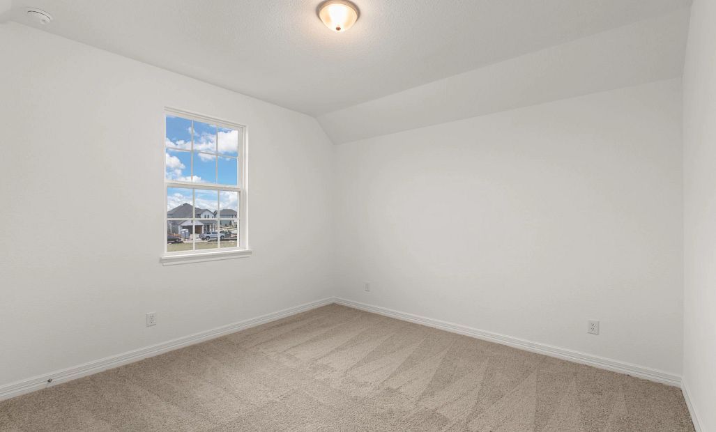 Secondary bedroom. Sample product photo. Actual exterior and interior selections may vary by