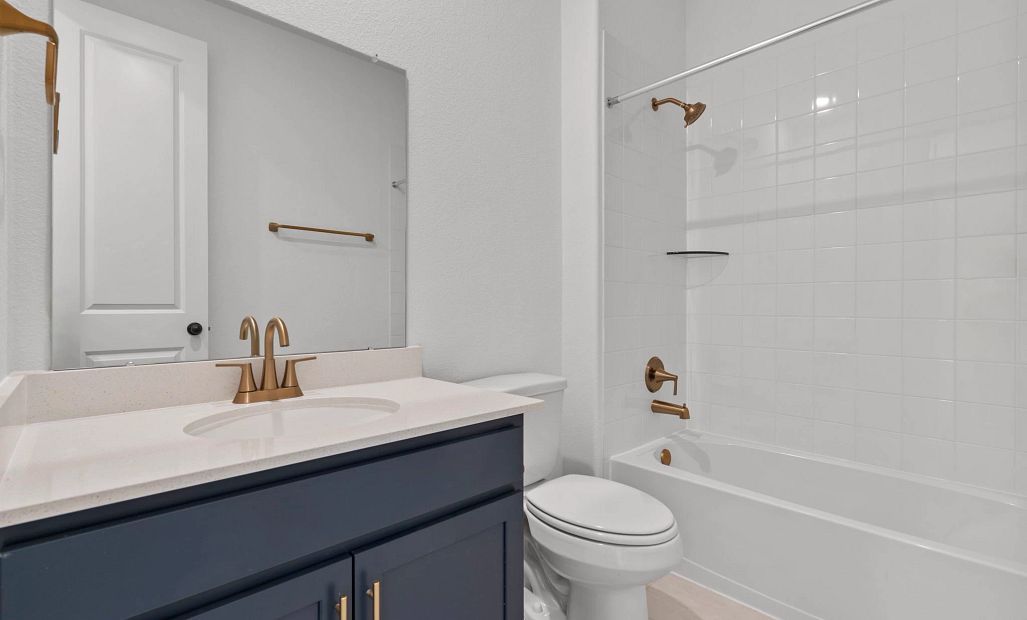 Third bathroom. Sample product photo. Actual exterior and interior selections may vary by homesite.