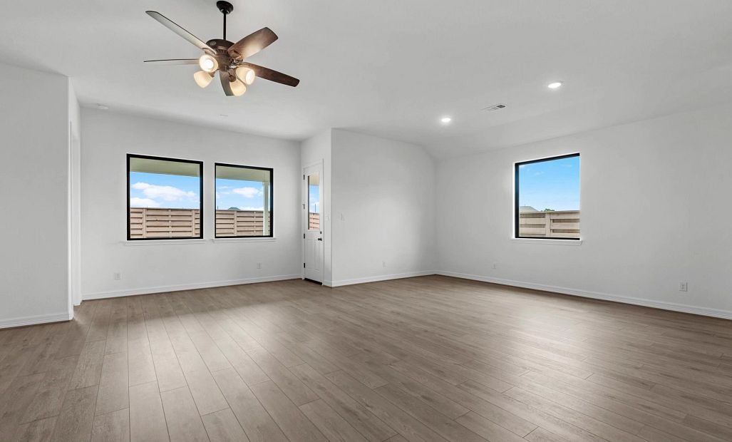 Gathering room.Sample product photo. Actual exterior and interior selections may vary by homesite.