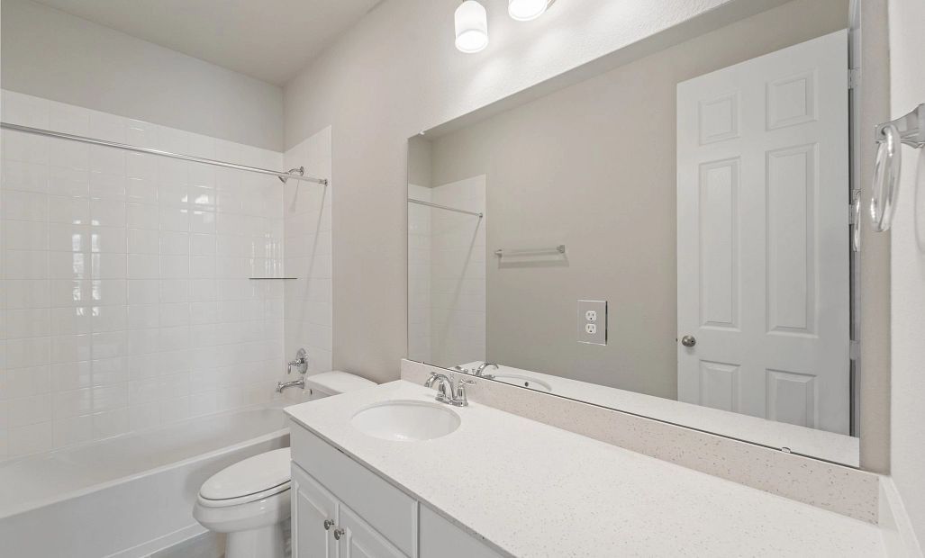 Second bath. Note: Sample product photo - actual exterior and interior selections may vary by