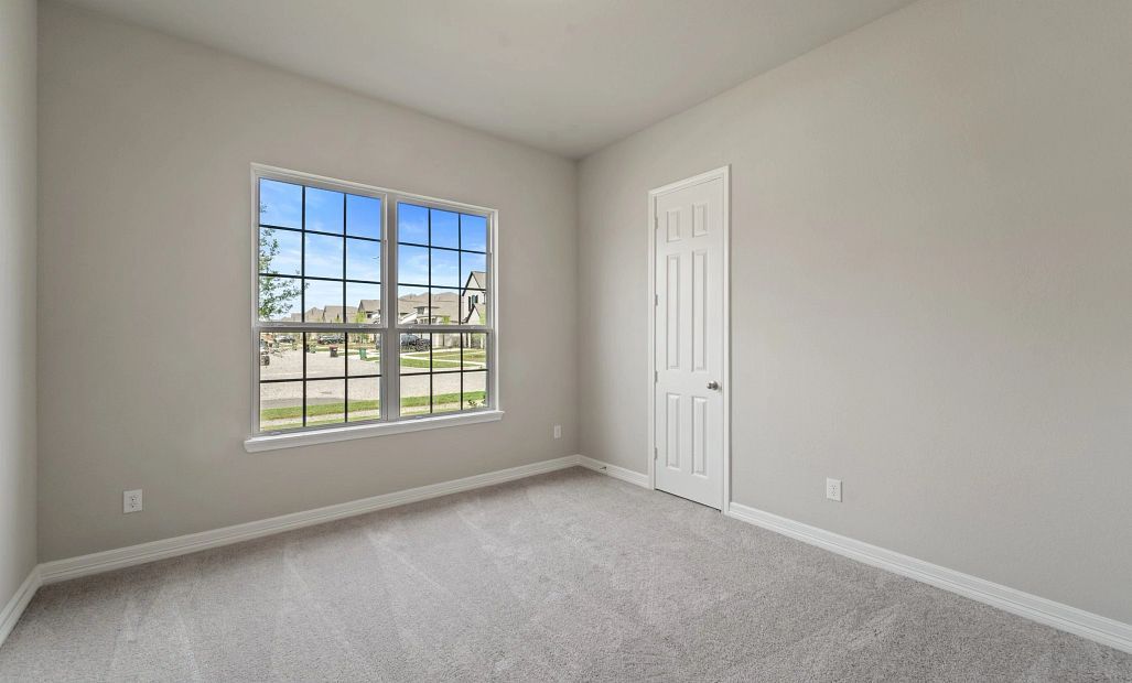Third bedroom. Note: Sample product photo - actual exterior and interior selections may vary by