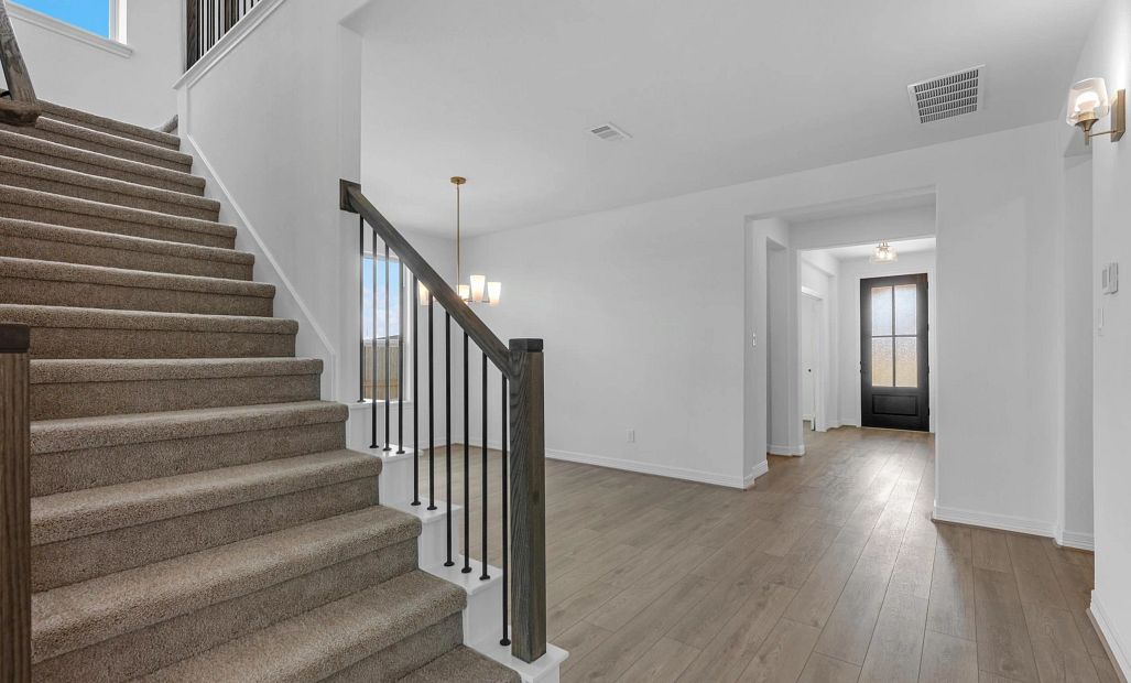 Home entry to upstairs