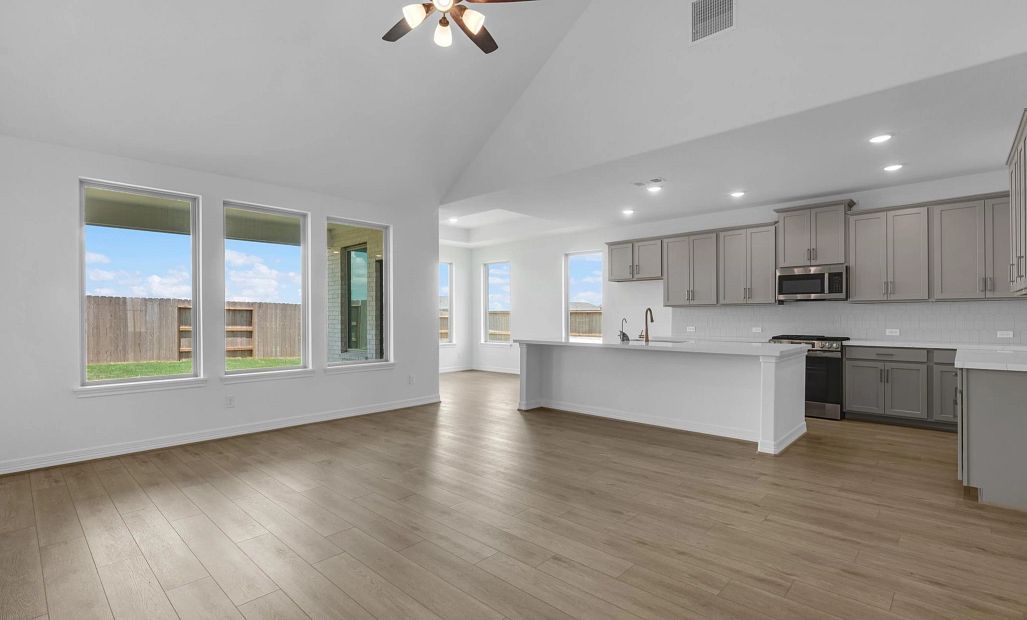 Kitchen and gathering room