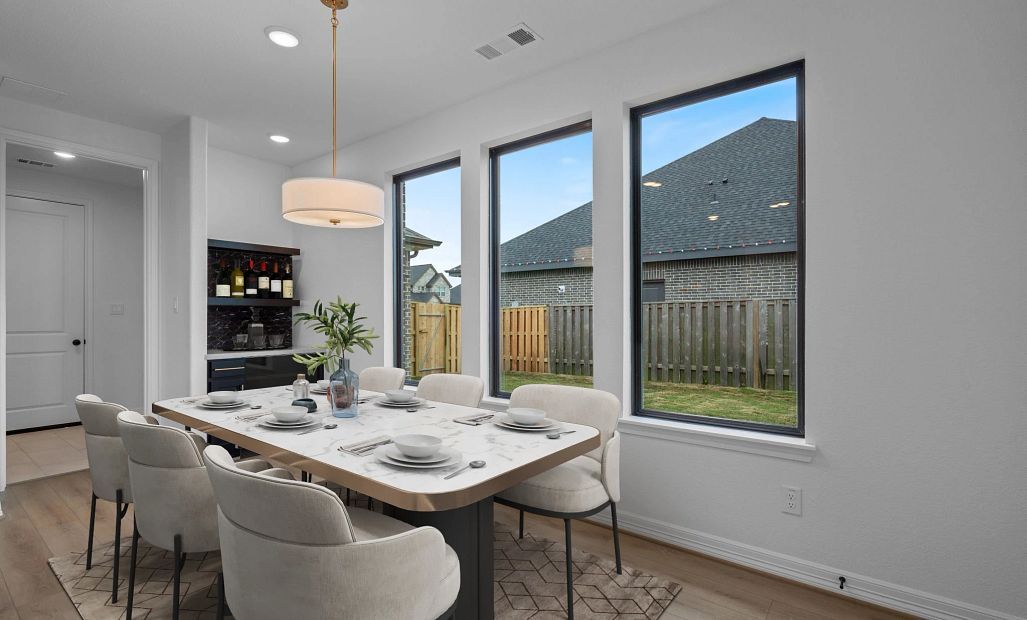 Dining space. Sample product photo. Actual exterior and interior selections may vary by homesite.