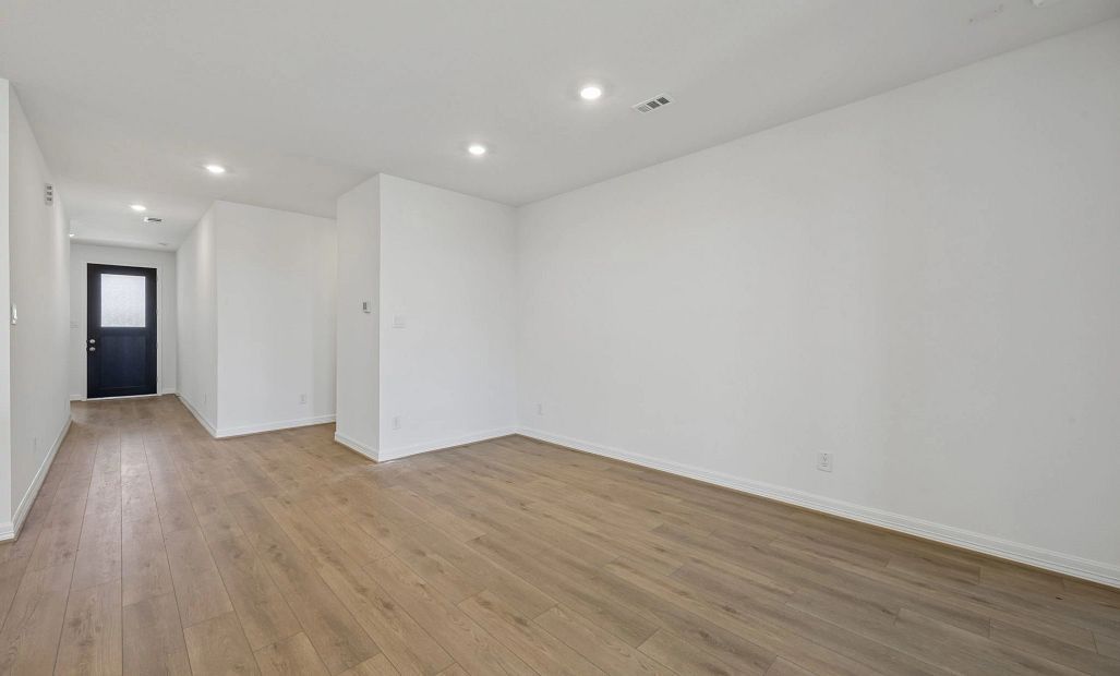 Entry with dining space