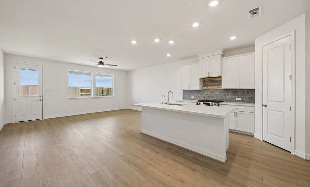 Kitchen and gathering room