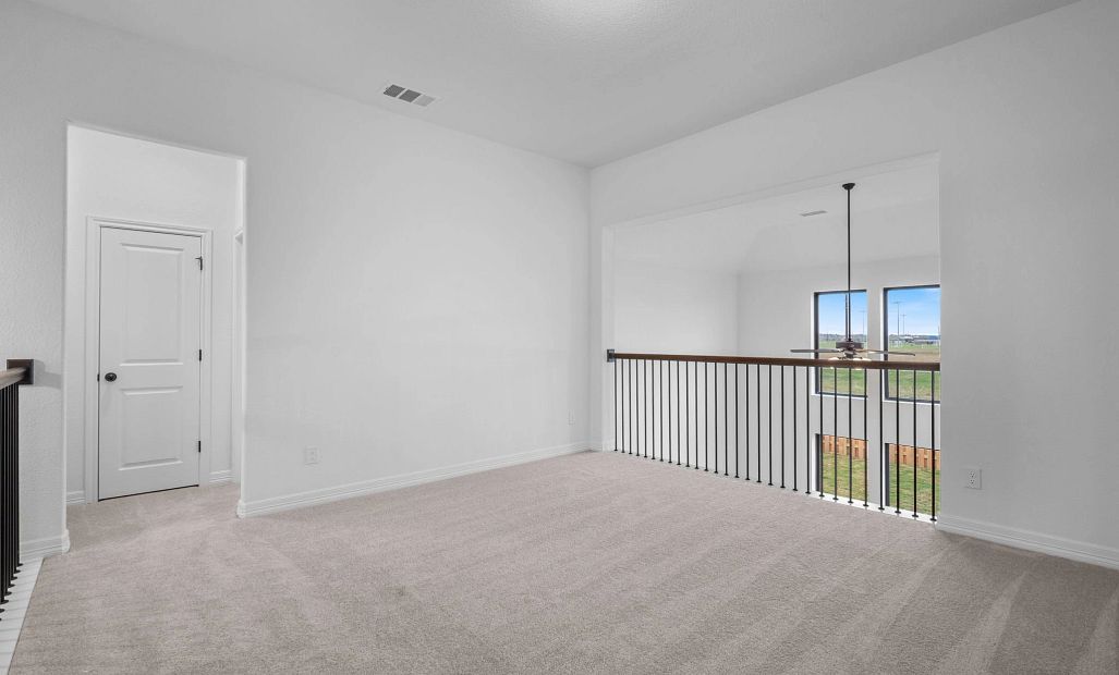 Upstairs loft. Sample product photo. Actual exterior and interior selections may vary by homesite.