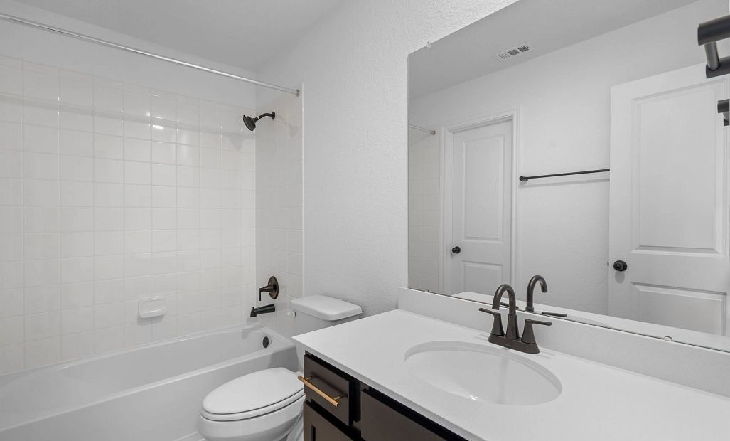 Third bathroom. Sample product photo. Actual exterior and interior selections may vary by homesite.