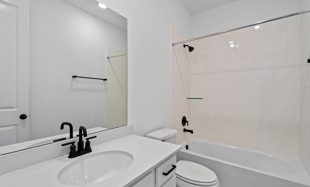Secondary bathroom.Sample product photo. Actual exterior and interior selections may vary by