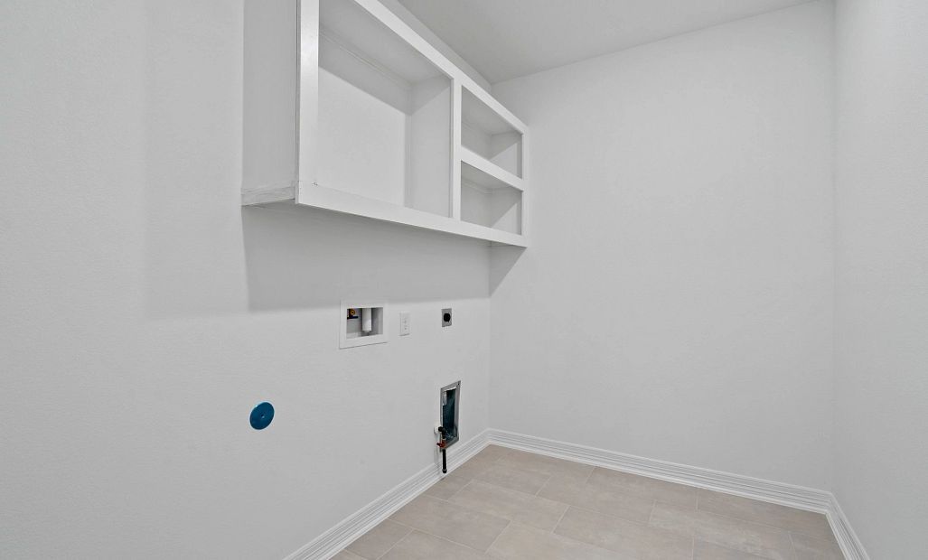 Laundry room. Sample product photo. Actual exterior and interior selections may vary by homesite.