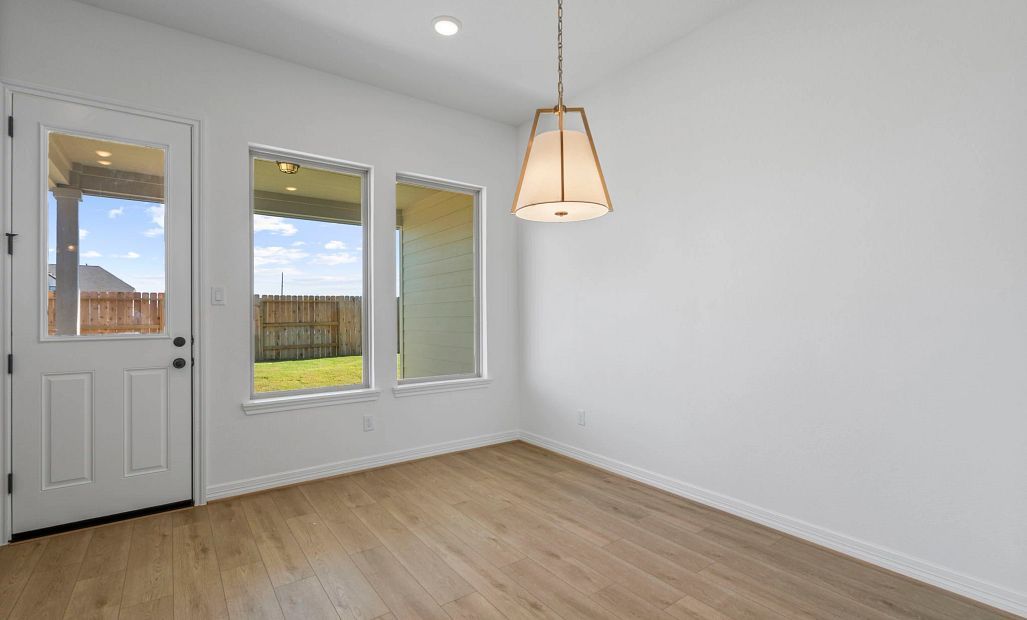 Cafe. Sample product photo. Actual exterior and interior selections may vary by homesite. Photo may