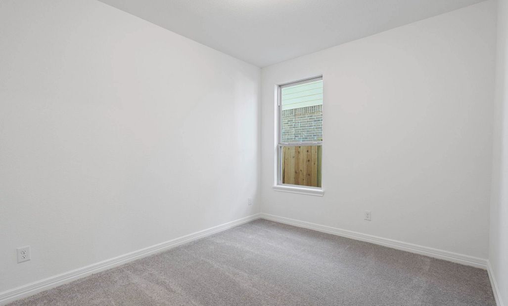 Third bedroom.  Sample product photo. Actual exterior and interior selections may vary by homesite.