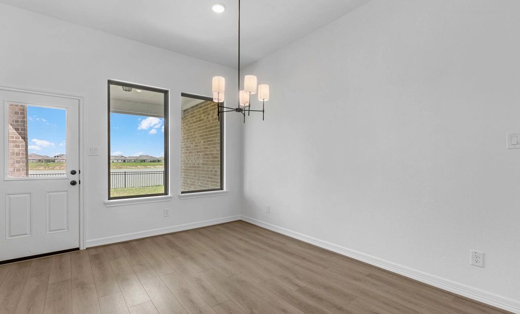 Cafe. Sample product photo. Actual exterior and interior selections may vary by homesite. Photo may