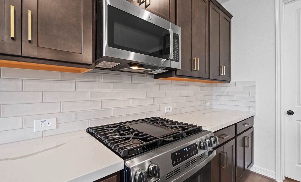 Kitchen. Sample product photo. Actual exterior and interior selections may vary by homesite. Photo