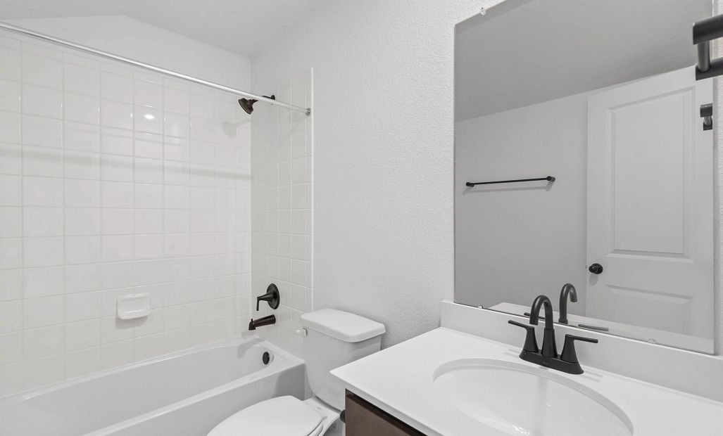 Third bathroom. Sample product photo. Actual exterior and interior selections may vary by homesite.