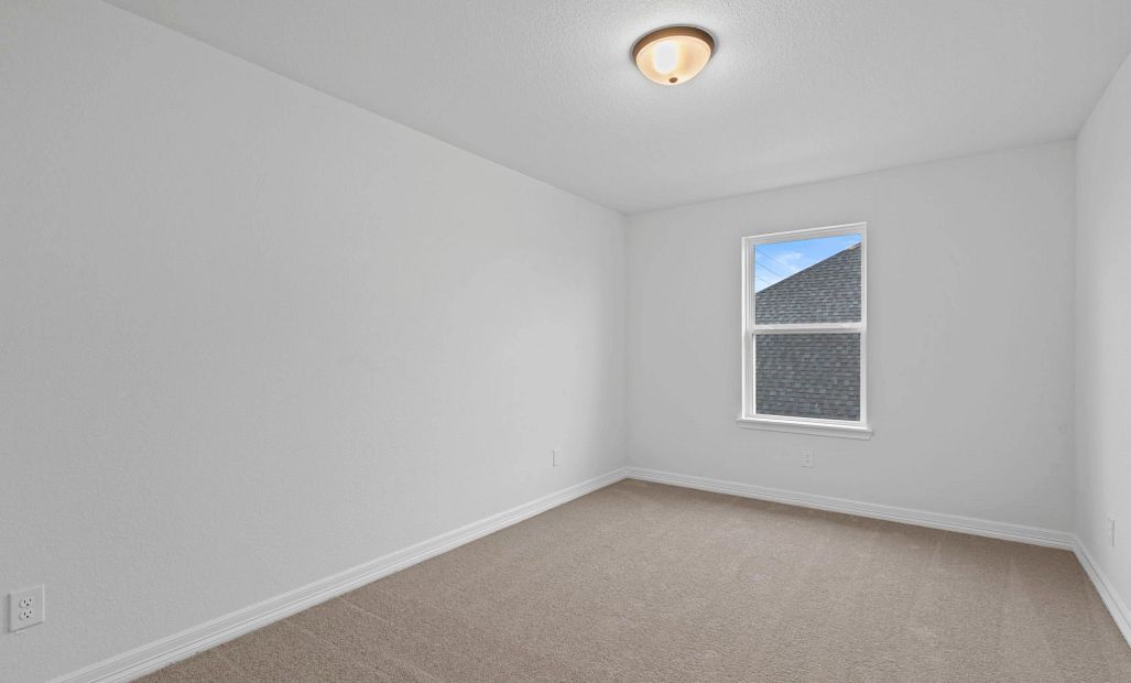 Fourth bedroom. Sample product photo. Actual exterior and interior selections may vary by homesite.