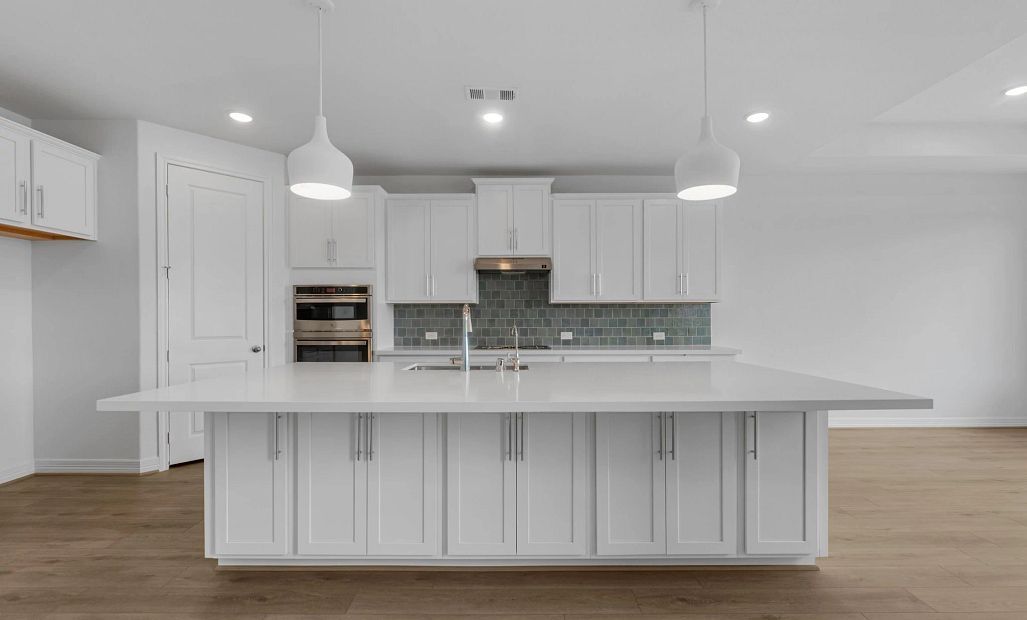 Kitchen. Sample product photo. Actual exterior and interior selections may vary by homesite. Photo