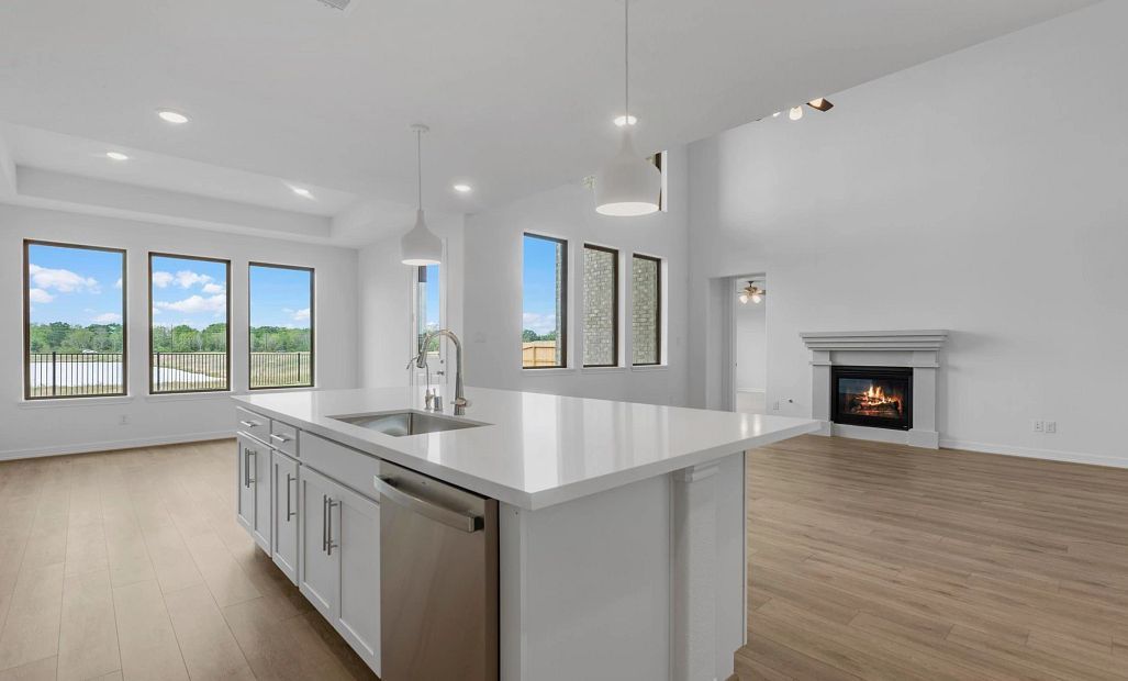Kitchen. Sample product photo. Actual exterior and interior selections may vary by homesite. Photo