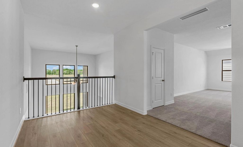 Upstairs loft. Sample product photo. Actual exterior and interior selections may vary by homesite.