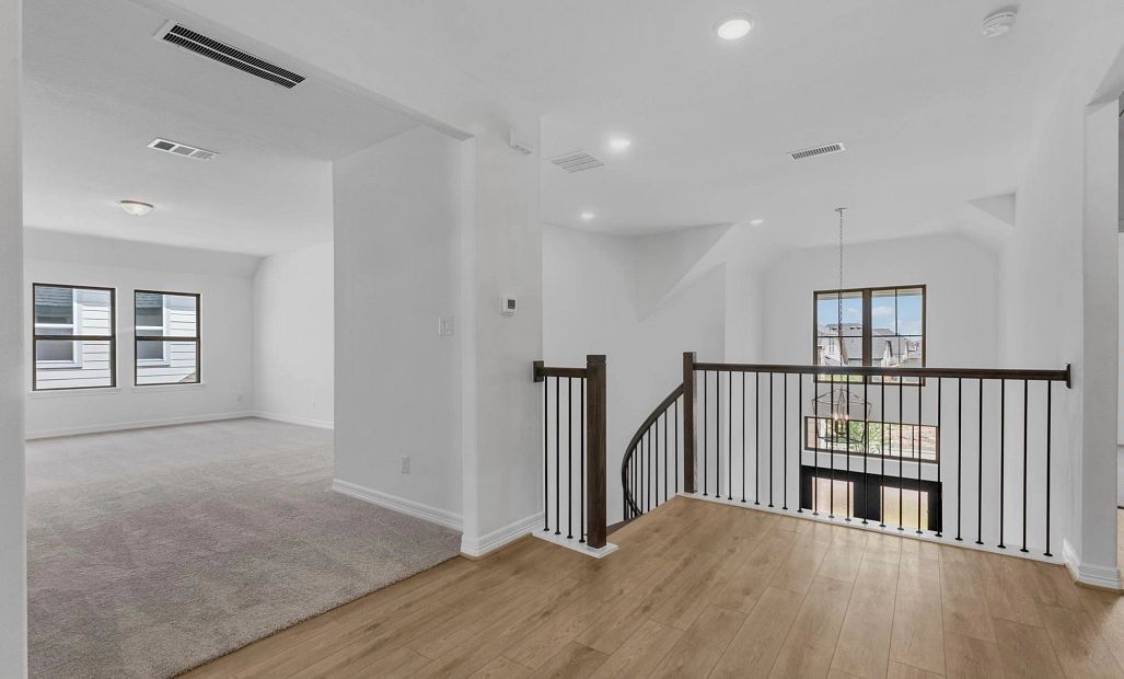 Upstairs loft. Sample product photo. Actual exterior and interior selections may vary by homesite.