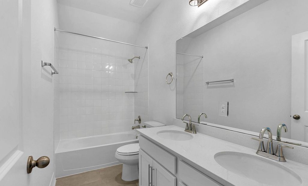 Third bathroom. Sample product photo. Actual exterior and interior selections may vary by homesite.