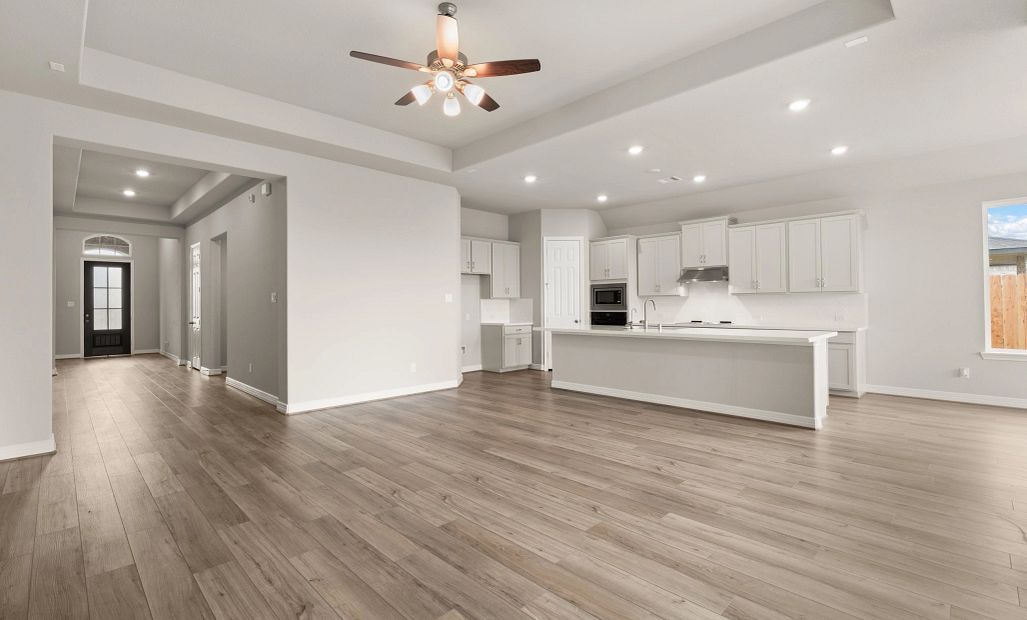Kitchen. Sample product photo. Actual exterior and interior selections may vary by homesite. Photo