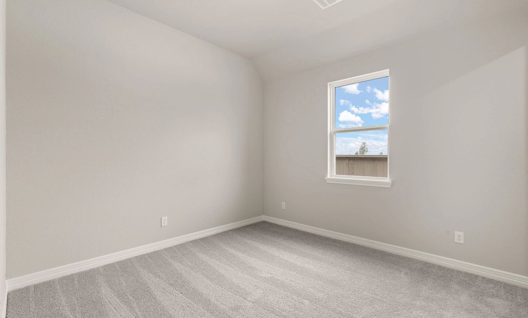 Secondary bedroom. Sample product photo. Actual exterior and interior selections may vary by