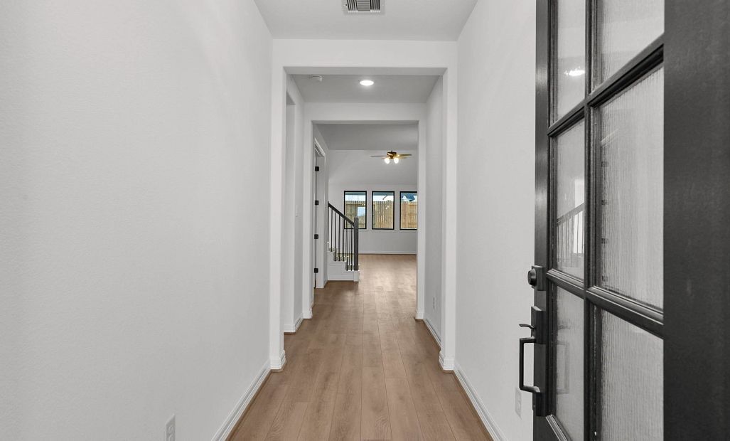 Home entry. Sample product photo. Actual exterior and interior selections may vary by homesite.