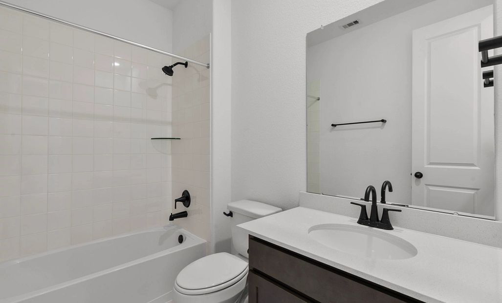 Third bathroom. Sample product photo. Actual exterior and interior selections may vary by homesite.