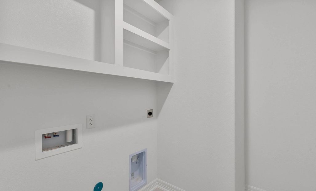 Laundry room. Sample product photo. Actual exterior and interior selections may vary by homesite.