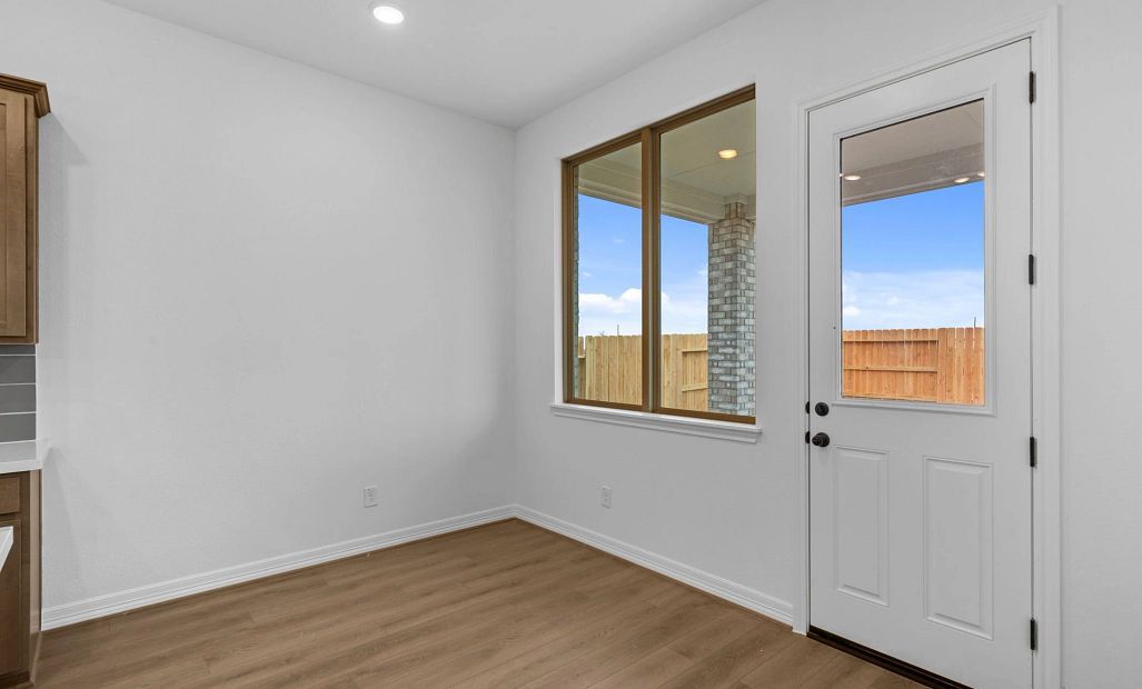 Cafe. Sample product photo. Actual exterior and interior selections may vary by homesite. Photo may