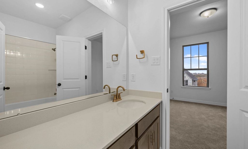 Third bathroom. Sample product photo. Actual exterior and interior selections may vary by homesite.
