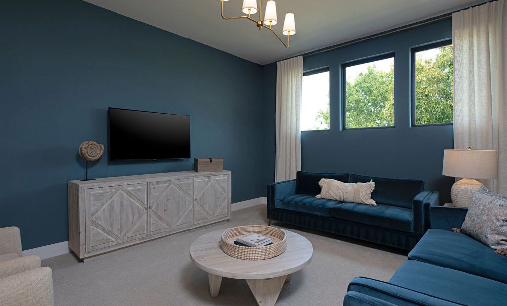 Upstairs game room