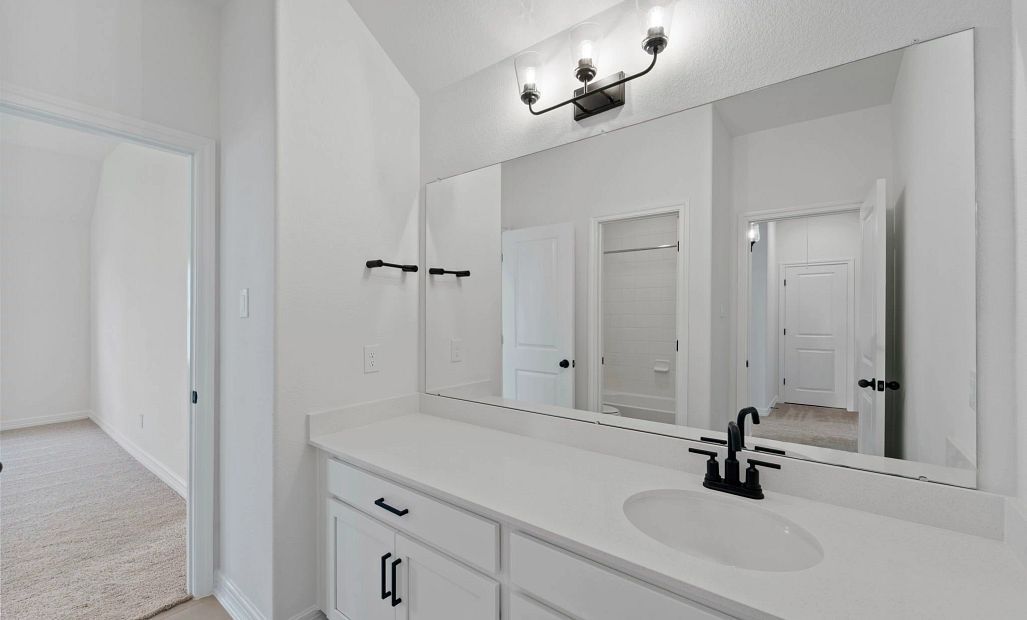 Second bath. Note: Sample product photo - actual exterior and interior selections may vary by