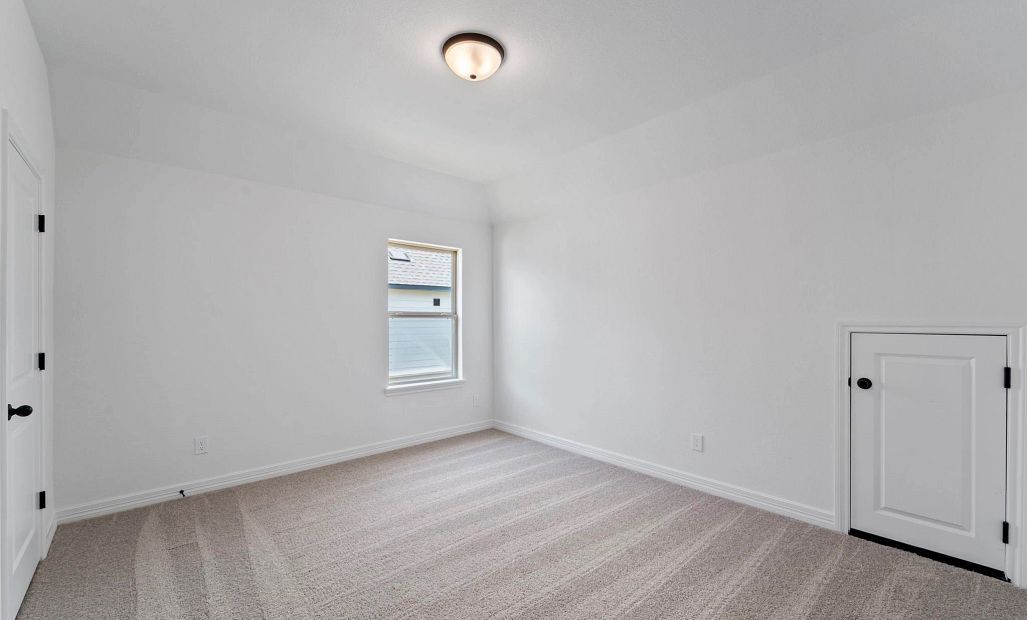Second bedroom. Note: Sample product photo - actual exterior and interior selections may vary by