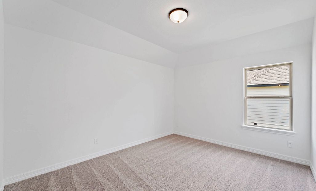 Third bedroom. Note: Sample product photo - actual exterior and interior selections may vary by