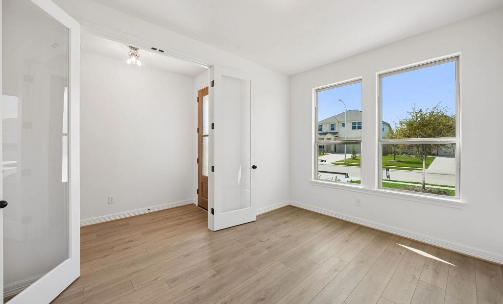Study. Sample product photo. Actual exterior and interior selections may vary by homesite. Photo may